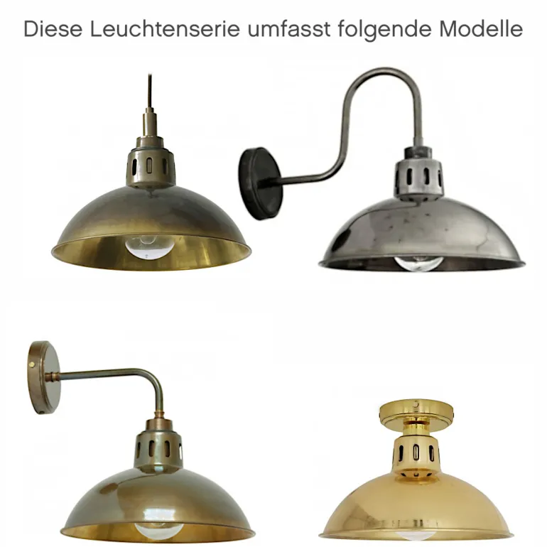 Industrie-Wandleuchte Talis aus Irland