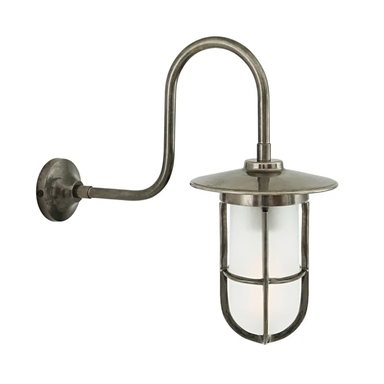 Irische Lampe für Außen mit vergittertem Glas Habo