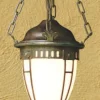 Jugendstil-Hängeleuchte aus Schmiedeeisen HL 2530