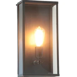 Kassetten-Wandleuchte Vitrine 1LN in Bronze, Chrom und Nickel
