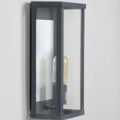 Kastenförmige Wandleuchte aus Messing oder Zink Antibes GM