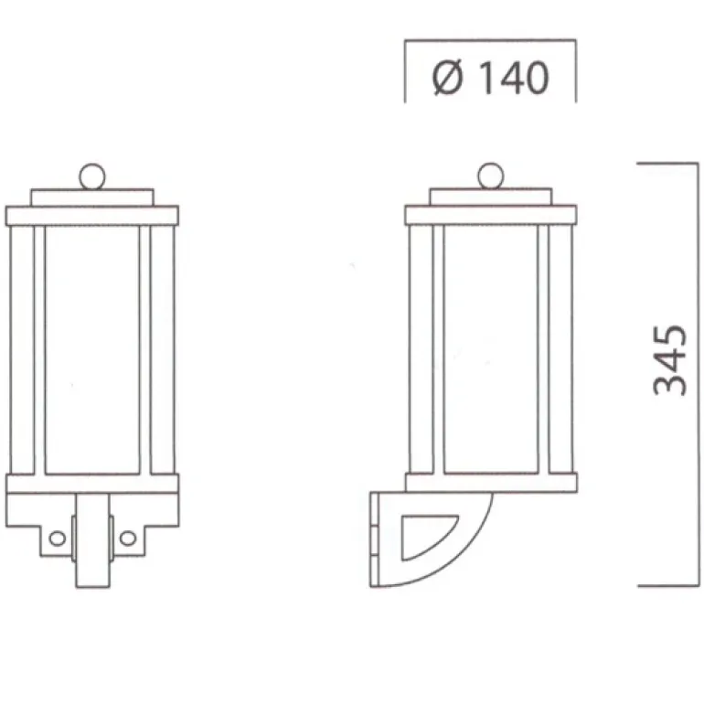 Klassische Art déco-Leuchte S 5 aus Messing