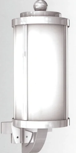 Klassische Art déco-Leuchte S 5 aus Messing