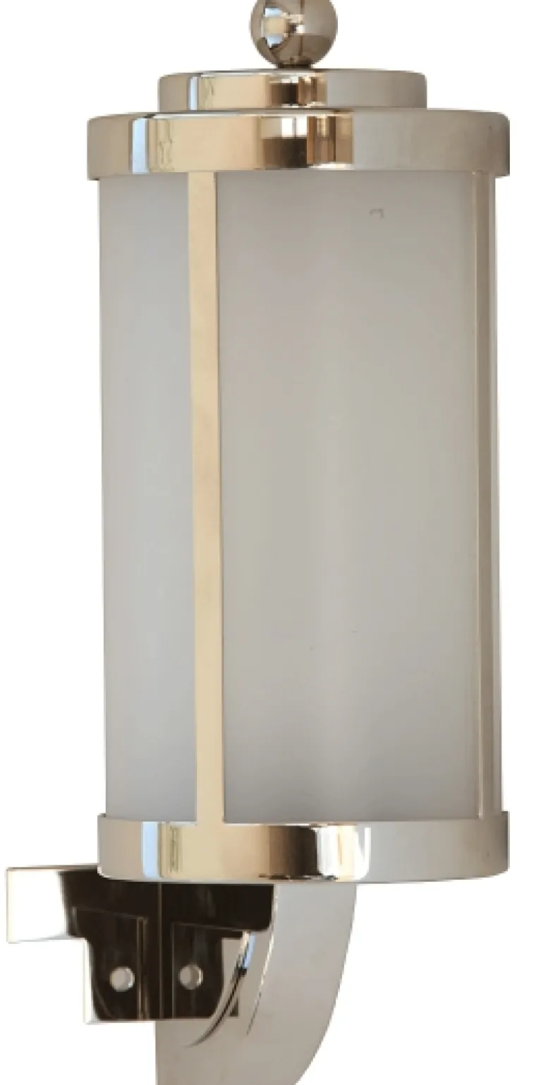Klassische Art déco-Leuchte S 5 aus Messing