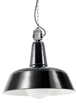 Klassische Industriestil-Außenleuchte Berlin mit Glas