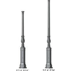 Klassischer Gussmast S2 KP1K 225 / 275 cm