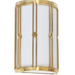 Kleine Art déco-Wandleuchte SA 21 aus Messing