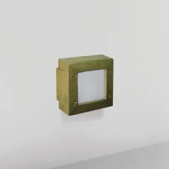 Kleine quadratische Wandleuchte Mini Varius 1