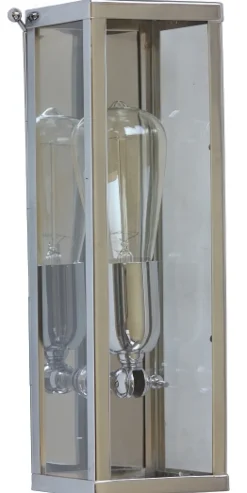 Kubische Außen-Wandleuchte Vitrine 1L Small