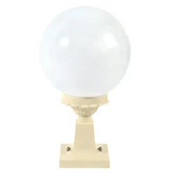 Kugel-Außenlampe mit Sockel für Garten und Terasse