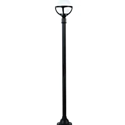 Kugelleuchte mit glattem Mast