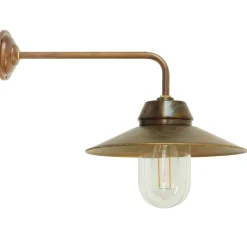 Landhaus-Wandleuchte in geflammtem Kupfer VUL 135