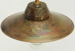 Landhaus-Wandleuchte in geflammtem Kupfer VUL 135