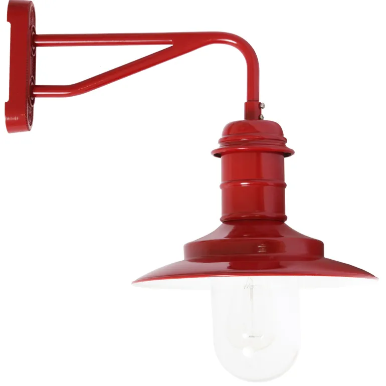 Maritime Wandleuchte Ulm W340 mit Zylinderglas