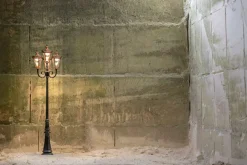 Mehrflammige Schloss-Laterne mit LED im Empirestil Louvre