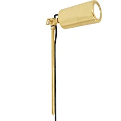 Mobiles Spotlicht aus Messing Jara, IP65