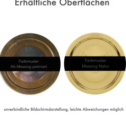 Mobiles Spotlicht aus Messing Jara, IP65