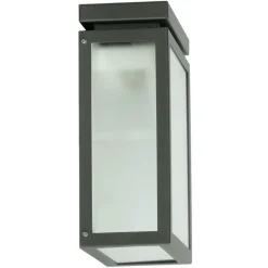 Moderne Außen-Wandleuchte aus Edelstahl