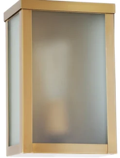 Moderne flache Wandleuchte für außen Brotteaux
