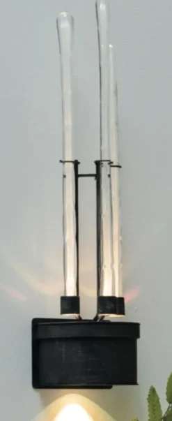Moderne Glas-Stangen-Wandleuchte Skulptur WL 3663