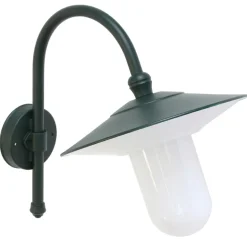 Nach vorne gerichtete Wandlampe für außen mit Glas