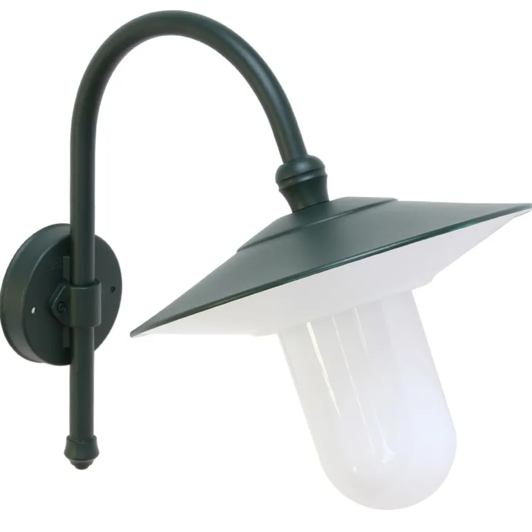 Nach vorne gerichtete Wandlampe für außen mit Glas