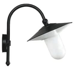 Nach vorne gerichtete Wandlampe für außen mit Glas