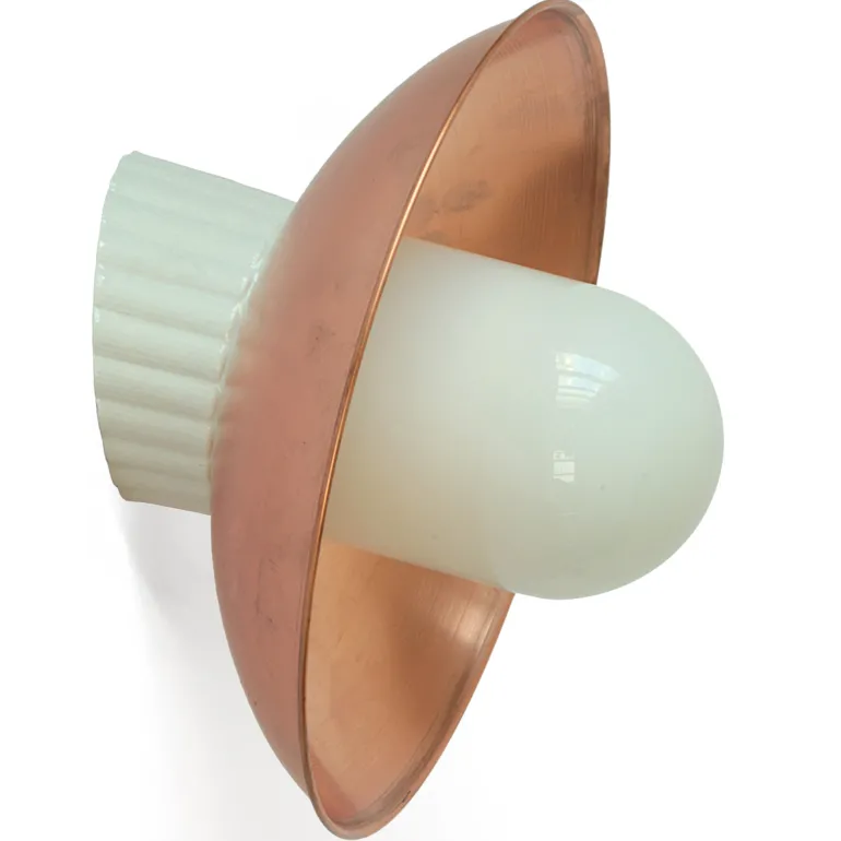Porzellan Wandlampe Kupferschirm WMCU 2024