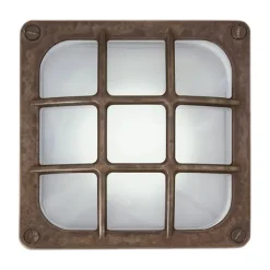 Quadratische flache Wandleuchte Marina 247.70.OO