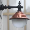 Reflektorleuchte für Außen mit Kupferschirm Danzig 44W
