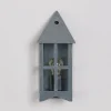 Rustikale Halblaterne Pyramide mit Gitter
