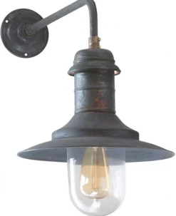 Schiffs-Wandleuchte Ulm RO 130 Kupfer Patina