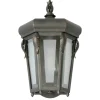 Schmiedeeisen-Wandleuchte mit Facettenglas WL 3626