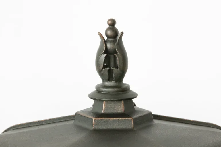 Schmiedeeisen-Wandleuchte mit Facettenglas WL 3626