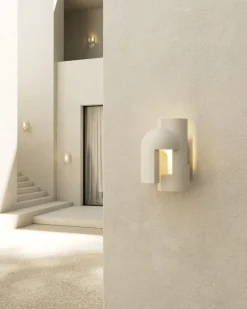 Soul Story Outdoor: Design Wandleuchte aus Beton, IP64
