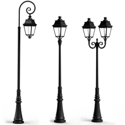Standleuchte Avenue 3, drei Modelle