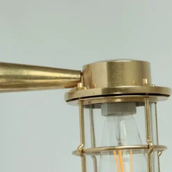 Vergitterte Wandlampe N° 716 mit Wandarm