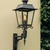 Vierseitige Wandleuchte aus Schmiedeeisen WL 3668