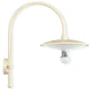 Wandlampe für außen mit schlichtem Bogenarm
