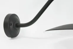 Wandlampe für außen ohne Glas mit Schwanenhals