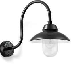 Wandlampe mit gewölbtem Schirm Mainz W1500