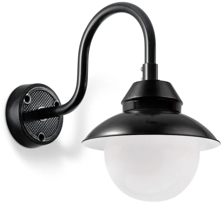 Wandlampe mit gewölbtem Schirm Mainz W1500