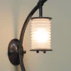Wandlampion in asiatischem Stil aus Schmiedeeisen WL 3644