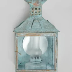 Wandlaterne mit Kamin und Petrolglas Campagne GM