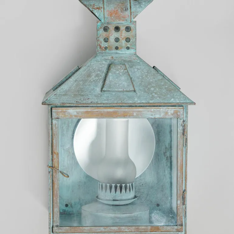 Wandlaterne mit Kamin und Petrolglas Campagne GM