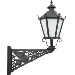 Wandleuchte Alt Berlin G 11 mit historischem Ausleger