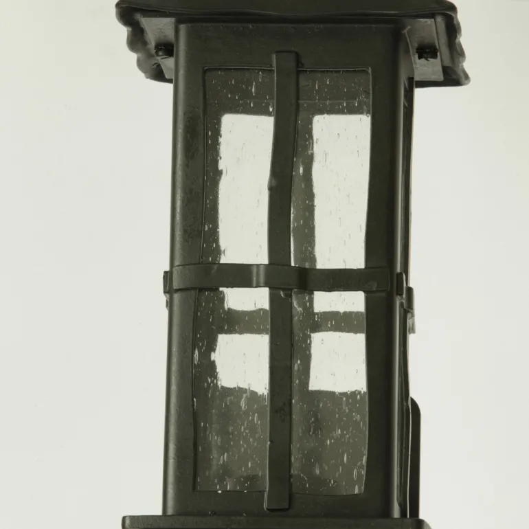 Wandleuchte aus Schmiedeeisen mit spitzem Dach WL 3646