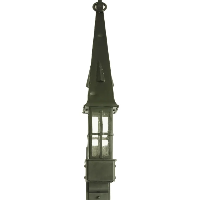 Wandleuchte aus Schmiedeeisen mit spitzem Dach WL 3646
