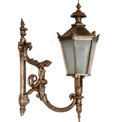 Wandleuchte Prag D-L mit Schinkel-Laterne 72