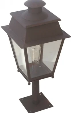 Wegeleuchte aus Messing oder Zink Bordeaux MM